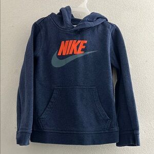 🦋 Nike Kids Blue Hoodie Nike Swoosh XS